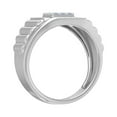 thumbnail image 2 of 1/2 Carat Men's Diamond Wedding Band Ring in 14K White Gold (Ring Size 5.5) (I1-I2 Clarity), 2 of 4