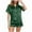 Army Green, variant on Kaemgyyd Silk Satin Pajama Set for Women 2 Piece Lounge Outfit Pjs Shorts Matching Summer Sleepwear Button down Shirt Shorts Set