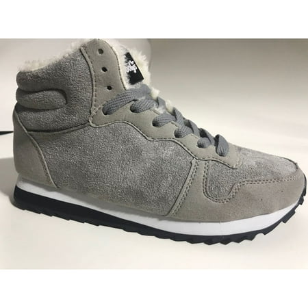

YOTAMI Womens Boots Winter Men And Couples Warm Cotton Shoes And Snow Boots Fashion Gray