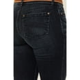 thumbnail image 4 of Shyanne Women's Shay Mid Rise Bootcut Performance Stretch Denim Jeans Dark Wash 31W x 32L, 4 of 4
