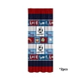 thumbnail image 1 of Kitchen Curtain Set 65 in x 30 in Soccer Ball Design Polyester Door Divider with V-Cro Hook for Washbasin Cabinet Dust Protection, 1 of 6