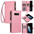 thumbnail image 1 of Compatible with Samsung Galaxy Note 8 Wallet Case Premium Zipper Large Space Flip PU Leather Cover, 1 of 5