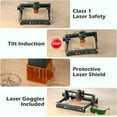 thumbnail image 6 of Genmitsu Laser Engraver Machine Kortek 10W 10000mW, Desktop Laser Cutter, Wireless APP Support, ±0.01mm High Precision, Portable Laser Engraving Machine for DIY Wood Acrylic Leather Glass Metal Fiber, 6 of 8