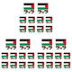 thumbnail image 1 of 10 Uds Pegatinas Pequeñas Duraderas Pegatina Palestina Impermeable para Eventos, 1 of 2