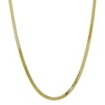 thumbnail image 1 of 10k 4.0mm Silky Herringbone Chain (Weight: 7.6 Grams, Length: 18 Inches), 1 of 4