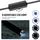 thumbnail image 2 of Para Borescope 1200p HD inalámbrico 8 LED LEUT IP68 PRUEBA BORESCOPE COMPABILIBLE, 2 of 6