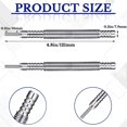 thumbnail image 3 of Spring Center Punch Hammerless Head Nail Spring High Nail Punch Narrow Door Hinge Pin Remover Tool For Carpenter Woodworking, 3 of 9
