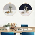 thumbnail image 4 of 1Sets Embroidery Kit for Adults Cross Stitch Starter Kit Include Craft Stamped 1 Embroidery Cloth with Rural Floral Pattern  1 Embroidery Hoops  Threads and 2Pcs Needles 1Instructions, 4 of 8