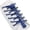Blue, variant on No Tie Shoelaces Elastic Shoe Laces with Secure Tension Lock Tieless Stretching Shoelaces for Sports Sneakers Training Shoes Men Women 1 Pair (only one shoelace)