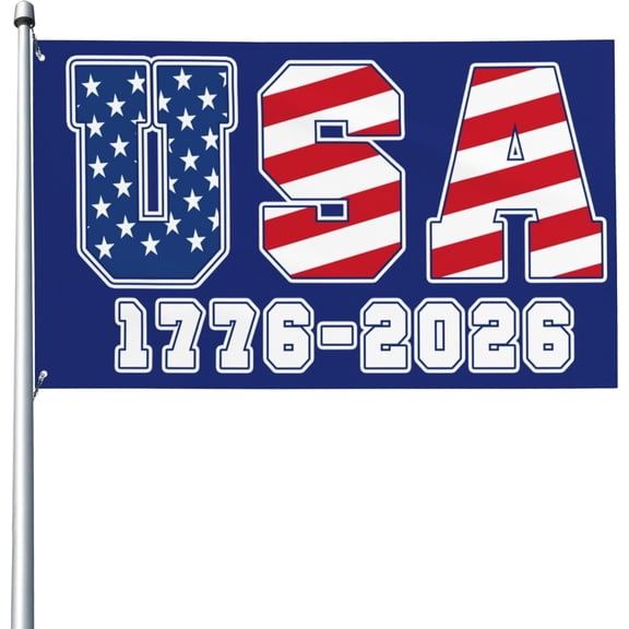 1776 2026 Usa 250th Birthday Anniversary 250 Usa Patriotic 3x5 Outdoor Flag Yard Sign Garden Banner