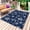 White Dark Blue, variant on Navy Blue Tropical Plant Outdoor Rug for Patio/Deck/Porch, Non-Slip Large Area Rug 4 x 6 Ft, Summer Coconut Trees Coastal Indoor Outdoor Rugs Washable Area Rugs, Reversible Camping Rug Carpet Runner