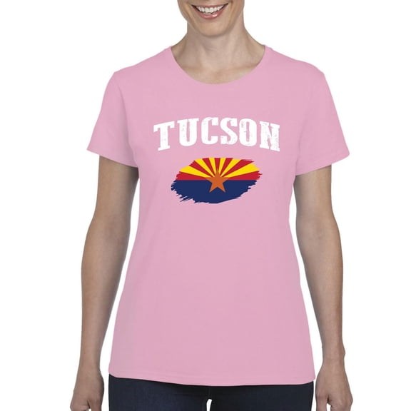 Women's T-Shirt Short Sleeve - Tucson Arizona Flag