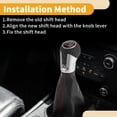 thumbnail image 4 of Unique Bargains Pomo de Cambio Manual de 5 Velocidades con Cubierta - Pomo de Cambio de Palanca - para VW Golf MK7 2013-2018 Plástico 1 Pc, 4 of 6