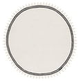 thumbnail image 2 of Safavieh Easy Care Hepburn Solid Cotton Machine Washable Area Rug, Ivory, 6' x 6' Round, 2 of 8