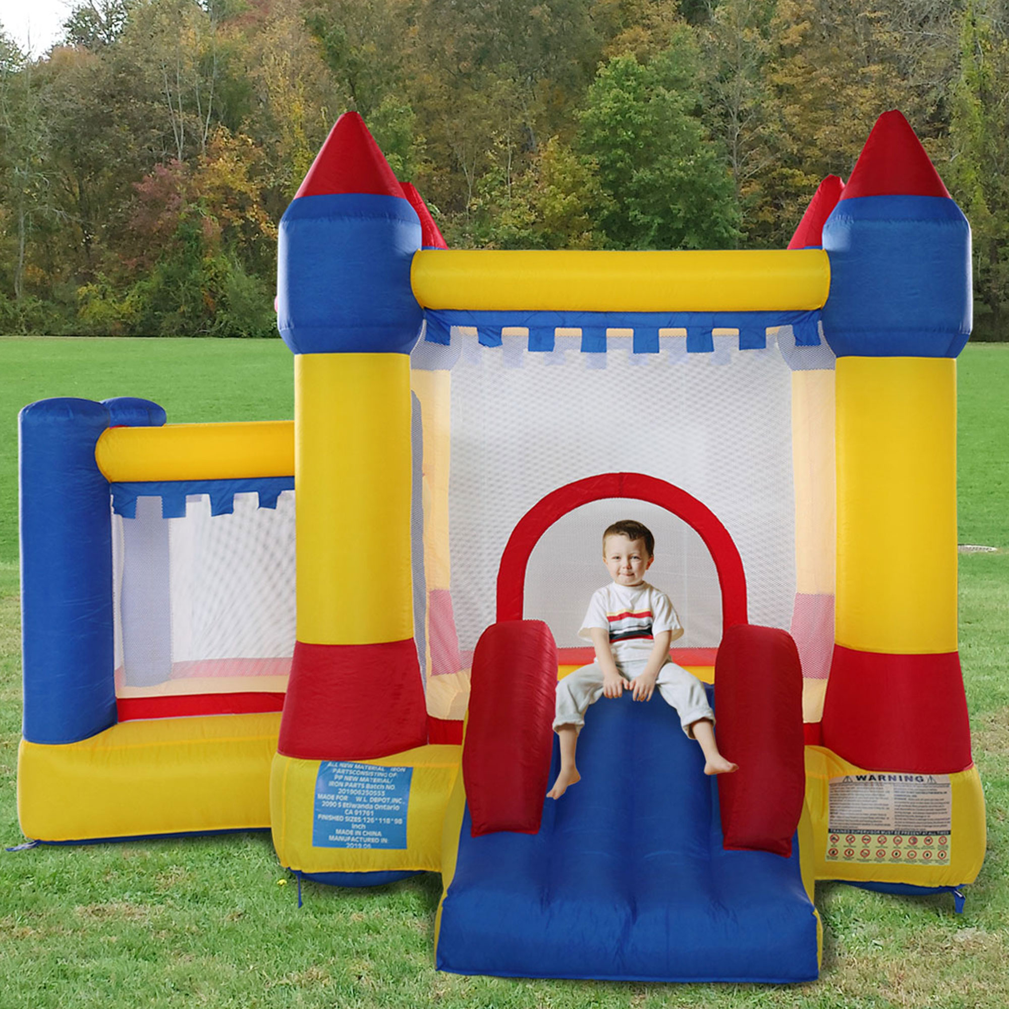 iYofe Kids Bounce House, Inflatable Bounce House, Bouncy Jumping House