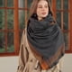 thumbnail image 4 of Bufandas para mujer Bufanda de invierno Bufanda clásica a cuadros Bufanda cálida Bufanda de invierno con tacto de cachemira Bufandas suaves de gran tamaño Chal grande de punto, 4 of 5