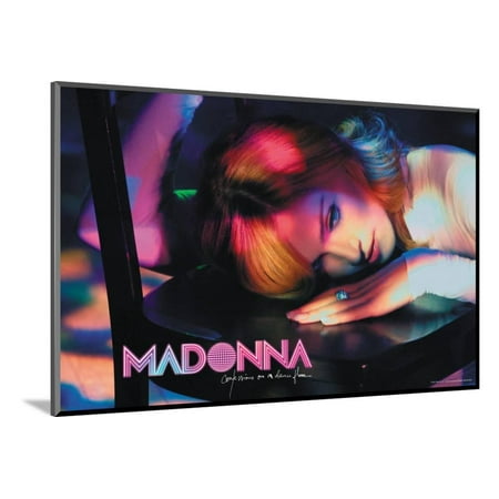 Madonna - Conversations on a Dance Floor Wood Mounted Poster Wall (Best Wood For Dance Floor)
