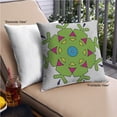 thumbnail image 2 of Ahgly Company Indoor Square Patterned Throw Pillow, 18 inch by 18 inch, 2 of 6