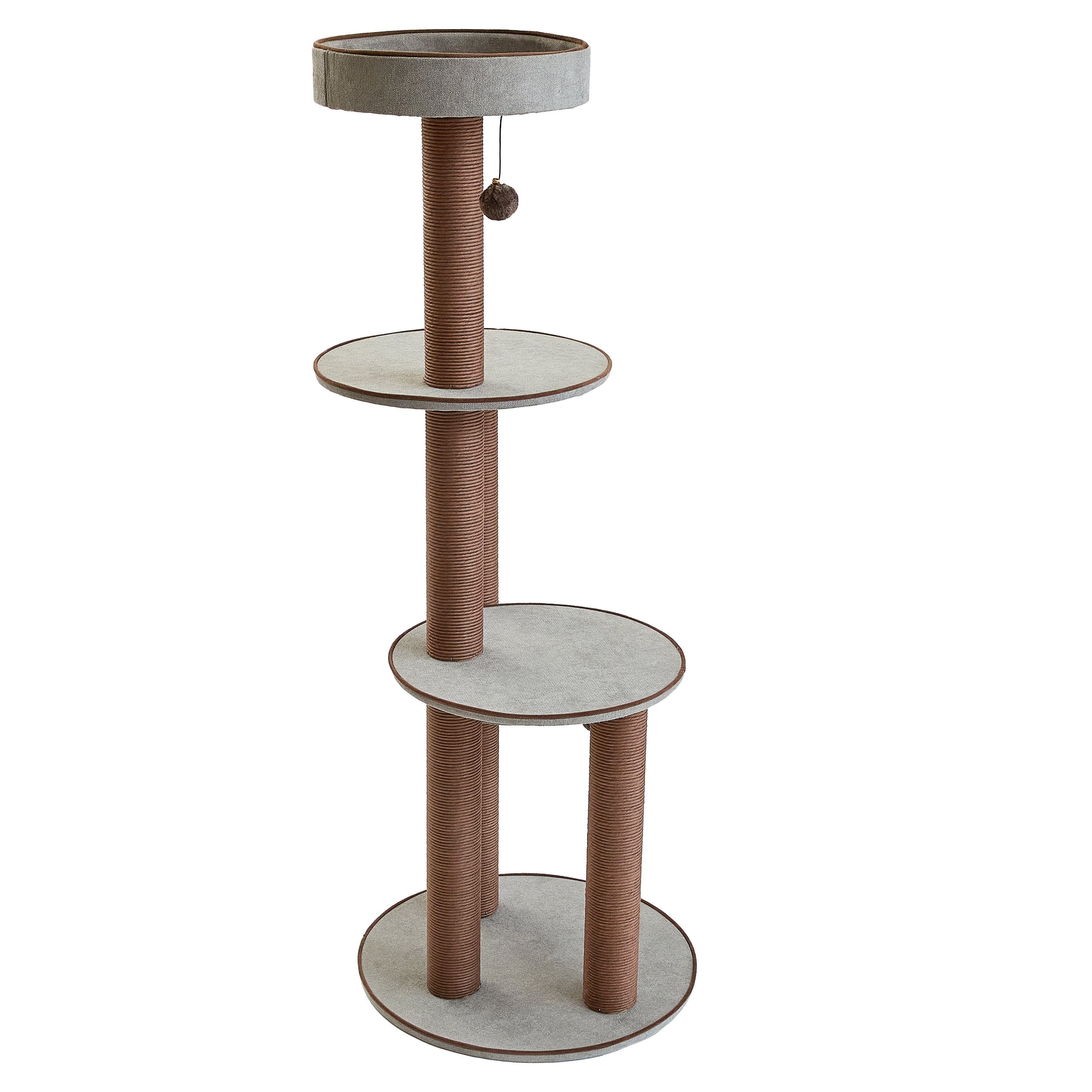 Two by Two Pine 59-inch Deluxe Cat Tower and Playground