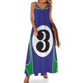 thumbnail image 1 of Vestido sin mangas con diseño de carreras de coches hippies 917 Vestido de mujer verano 2024, 1 of 7