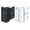 Black&White, variant on Home Security Door Lock, 2 Pack Childproof Door Reinforcement Lock with 3 Inch Stop Withstand 800 lbs for Top Front Inward Swinging Door, Upgrade Flip High Night Lock to Defend Your Home Kids