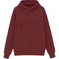 thumbnail image 4 of Pet Pouch Hoodie for Men Fall Winter Long Sleeve Loose Hooded Sweatshirt with Dog Pouch Cat Carrier Hoodies, 4 of 8