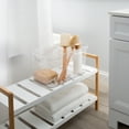 thumbnail image 4 of Simplify Lidded Polyethylene Storage Basket Bin, Clear, 4 of 9