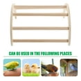 thumbnail image 3 of Wooden Bird Stand Chicken Stand Parrot Training Rack Chicken Perch Chicken Bird Stand, 3 of 8