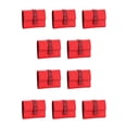 thumbnail image 1 of Sonducket Monedero de cuero para mujer, reemplazo Rectangular, tríptico, Color sólido, elegante, carpeta de fotos, billetera, Notecase, regalo Rojo 10piezas, 1 of 6