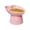 Pink, variant on Rdausd Elevated Dog Cat Bowl with Angled Rim, Non-Slip Raised Pet Feeder for Neck Support, Tilted Food Water Dish for Small Medium Cats Dogs Puppies, Durable Plastic Bowl