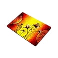 thumbnail image 2 of MKHERT Modern Foral Decor Art Abstract Flowers Oil Painting Doormat Rug Home Decor Floor Mat Bath Mat 23.6x15.7 inch, 2 of 3