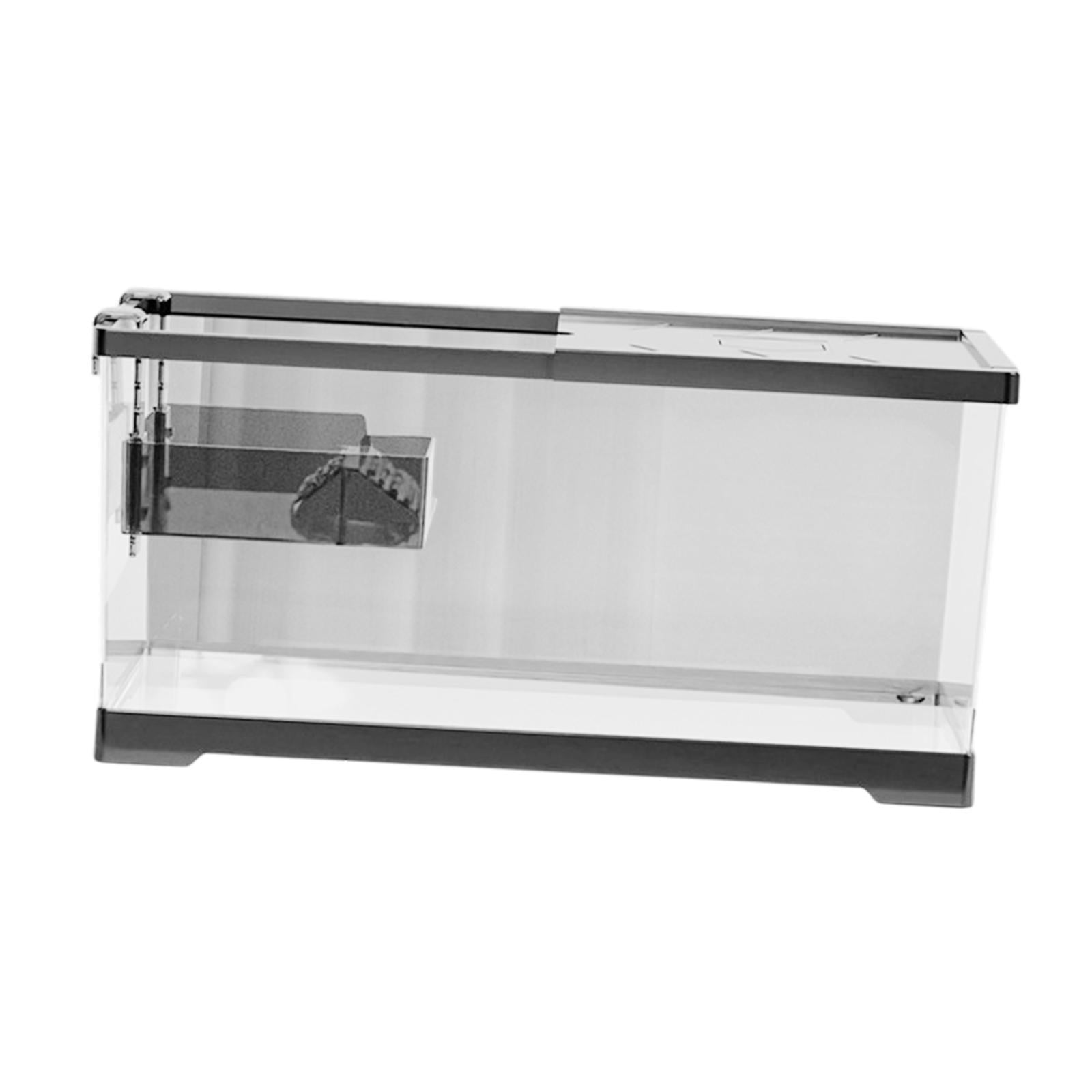 CarpNettore Turtle Tank Aquarium Tortoise Enclosure Starter Kit Hideout Reptile Tank with Basking Platform Aquatic Terrarium for Breeding L w Platform and Lid