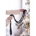 thumbnail image 5 of A&B Home Set of 3 Black 51"-Long Wooden Beaded Garlands, 5 of 9