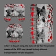 thumbnail image 4 of 4PCS Valentine's Day Highland Cow Shower Curtain Sets with Rugs, Waterproof Fabric White Shower Curtain, Red Plaid Romantic Pink Rose Floral Love Funny Bull Cattle Farm Animal Bathroom Decor, 4 of 7
