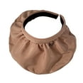 thumbnail image 2 of Breathable Womens Big Brim Visor Vacation Chapeau Brown, 2 of 8