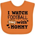 thumbnail image 3 of Inktastic I Watch Football with My Mommy Boys Baby Bib, 3 of 4