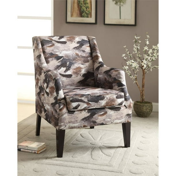 ACME Zarate Fabric Club Chair, Multiple Patterns