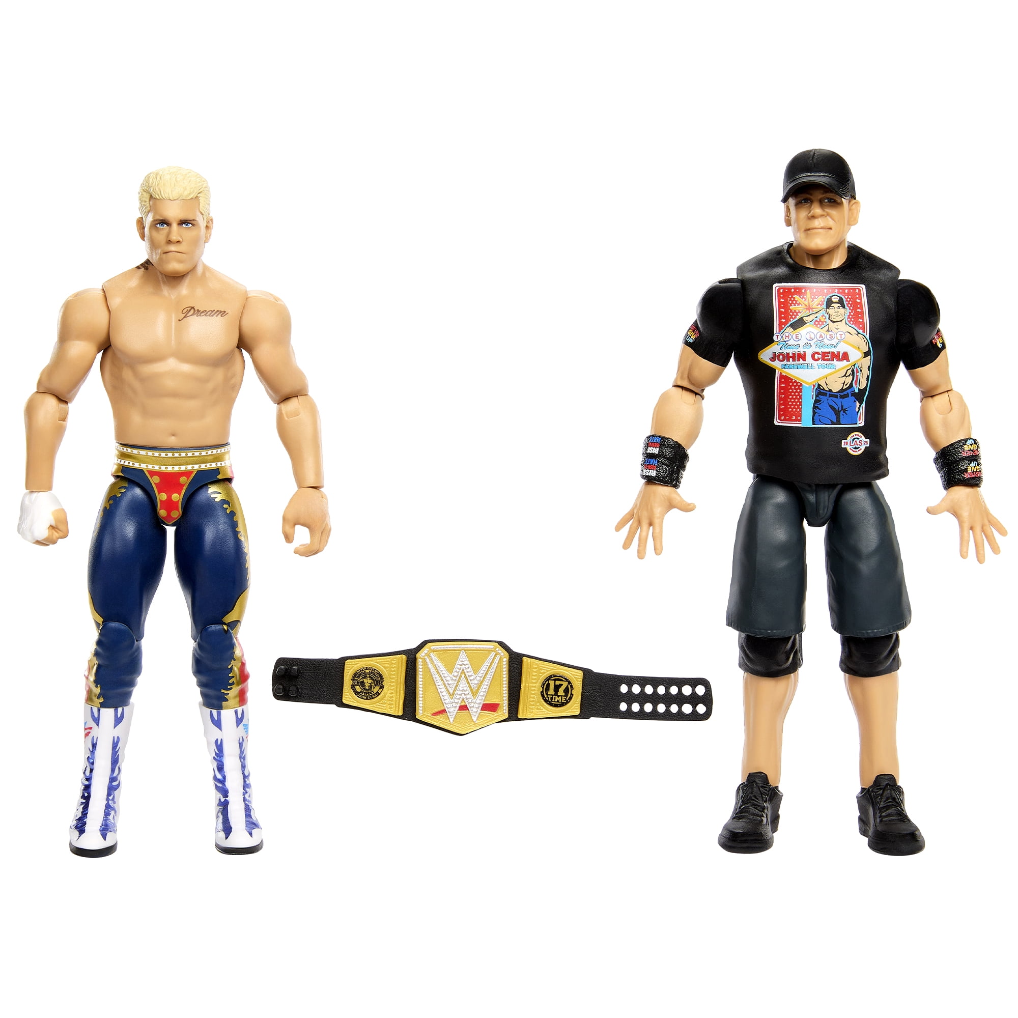John Cena & Cody Rhodes - WWE Main Event 2-Packs 26 Mattel WWE Toy Wrestling Action Figures