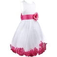 thumbnail image 3 of renvena Flower Girl Dress Wedding Infant Toddler Flower Petals Tulle Layer Maxi Dress, 3 of 7