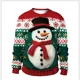 thumbnail image 3 of Sudadera navideña fea unisex para mujer y hombre, jersey vintage de Papá Noel, jersey con cuello redondo y estampado de dibujos animados para Año Nuevo, 3 of 5
