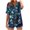 ☃135-Multicolor, variant on Xuyuer Women's V-neck Short Sleeved Non Positioning Printed Summer Button Short Sleeved Loose And Fashionable T-shirt