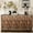 Natural Wood+Brown, variant on Wooden Server Cabinet | Used in Living and Dining Areas | Modern Metal Door Handles | Simple Design for Easy Assembly