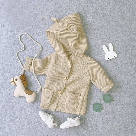 

THE WILD Casual Pretty Children s Winter Hickened Cardigan For Boys And Girls