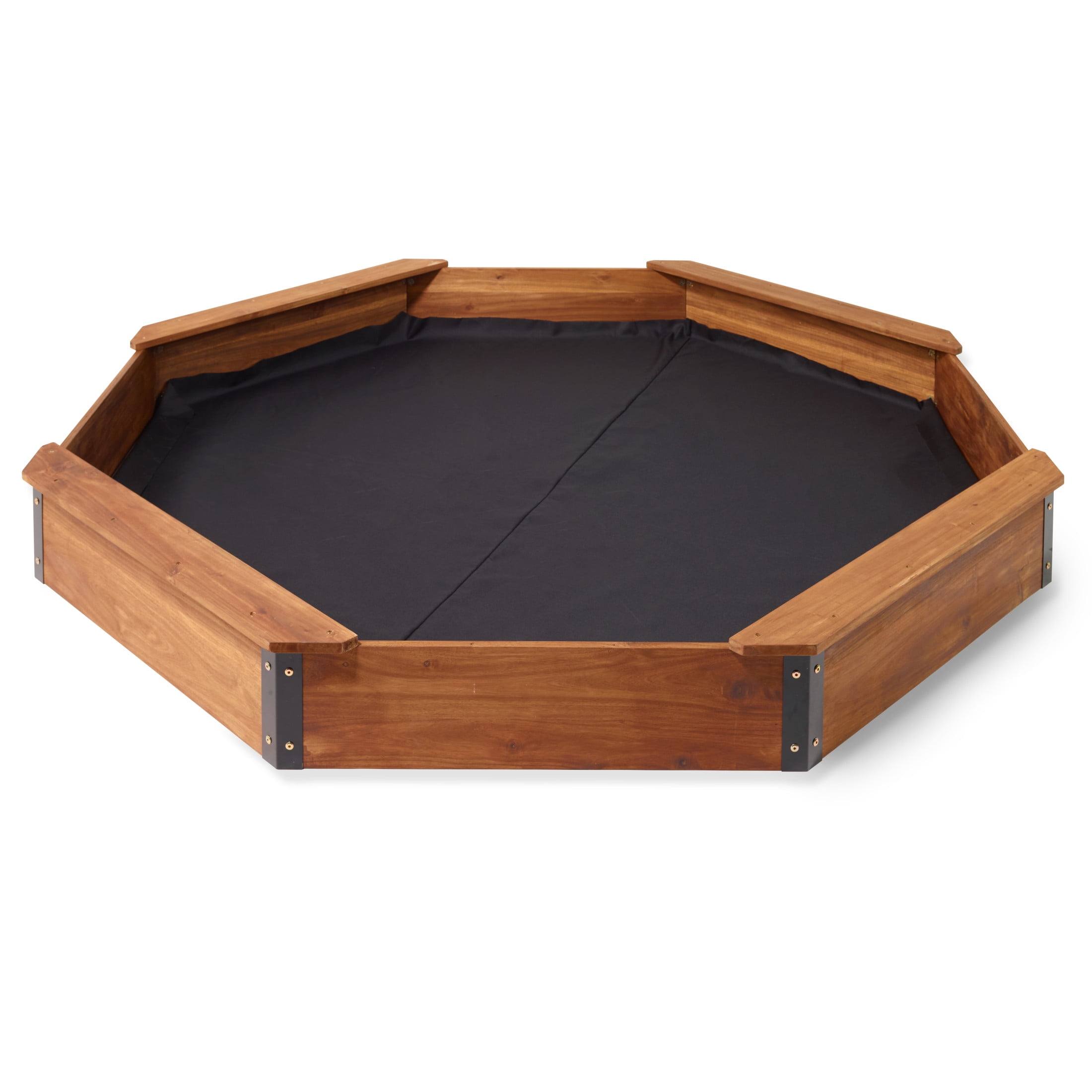 Badger Basket Octagon XL Wooden Sandbox with Liner and Cover