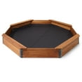 thumbnail image 6 of Badger Basket Octagon XL Wooden Sandbox with Liner and Cover, 6 of 10
