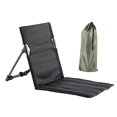 thumbnail image 4 of Silla de Playa Plegable Perfecl Con Respaldo Almohadilla Bolsa de Almacenamiento Oxford Negro, 4 of 8