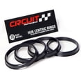 thumbnail image 1 of Circuit Performance 73.1mm OD to 63.4mm ID Black Plastic Polycarbonate Hub Centric Rings, 1 of 4