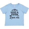 thumbnail image 3 of Inktastic Mimi and Papaw Love Me Boys or Girls Baby T-Shirt, 3 of 5