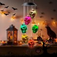 thumbnail image 2 of Carillones Viento LED Calavera Oculares Luces Solares para Exteriores Impermeables, 2 of 9