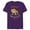 Purple, variant on Ice Age Diego Saber-Tooth Tiger Halftone - Short Sleeve Blended T-Shirt for Adults - Customized-Navy Heather